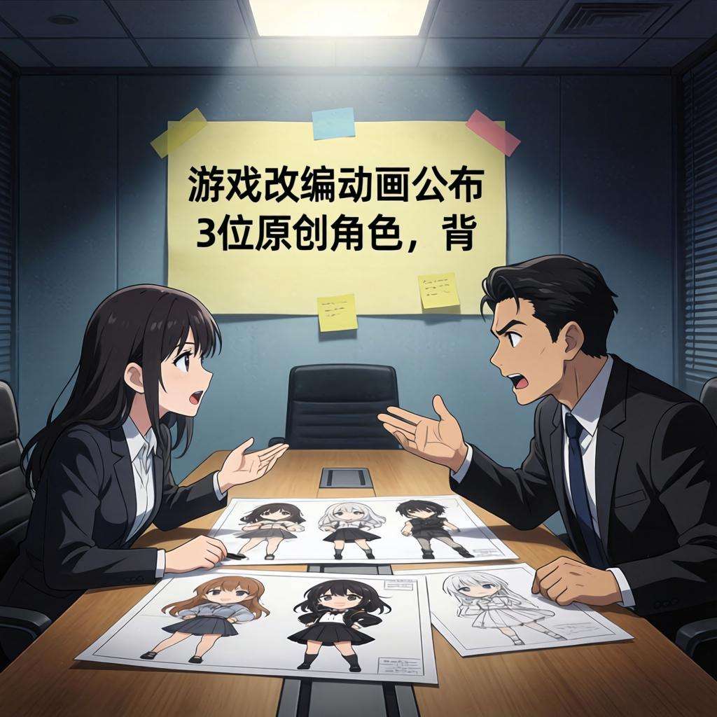 游戏改编动画公布3位原创角色，背后竟隐藏编剧与发行商的创作纠纷