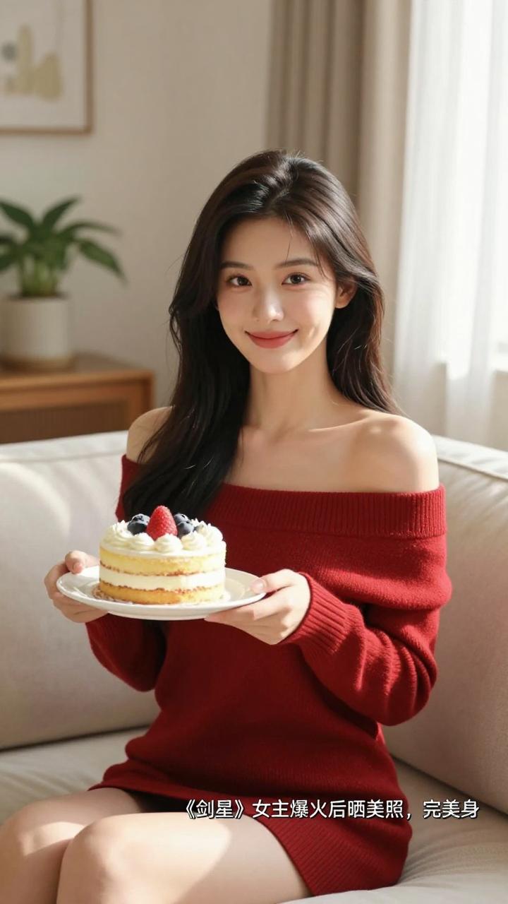 《剑星》女主爆火后晒美照，完美身材背后竟藏这个秘密