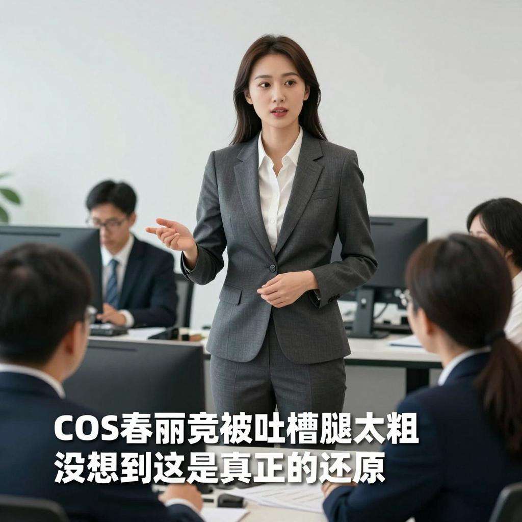 COS春丽竟被吐槽腿太粗，没想到这才是真正的还原第一张图