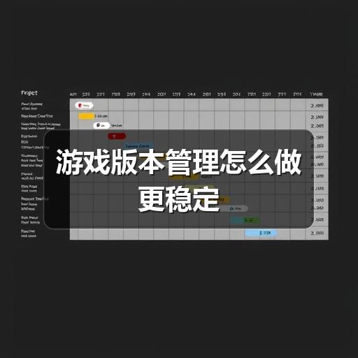 游戏版本管理怎么做更稳定
