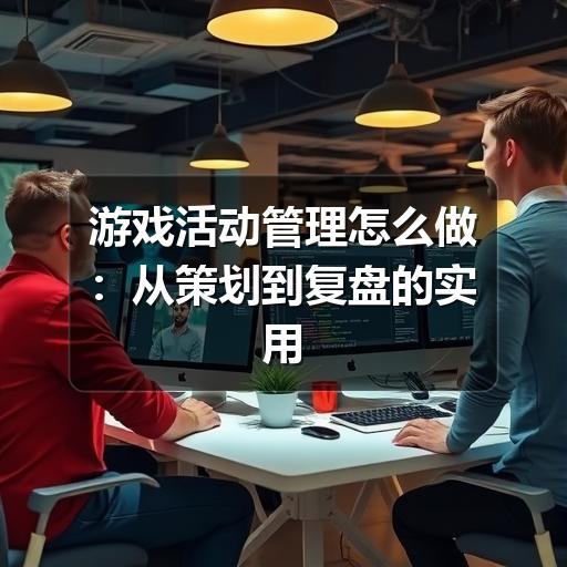 游戏活动管理怎么做:从策划到复盘的实用流程