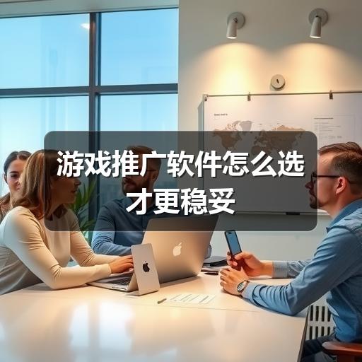 游戏推广软件怎么选才更稳妥