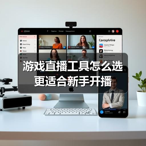 游戏直播工具怎么选更适合新手开播