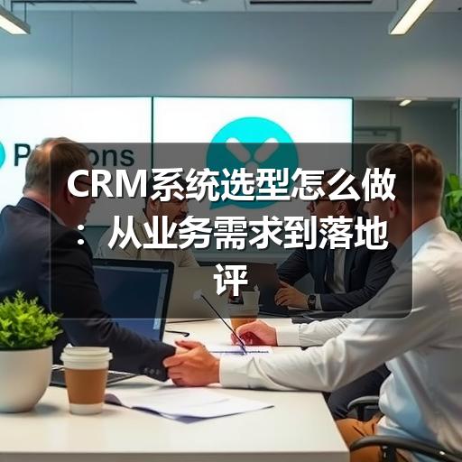 CRM系统选型怎么做:从业务需求到落地评估的实用指南