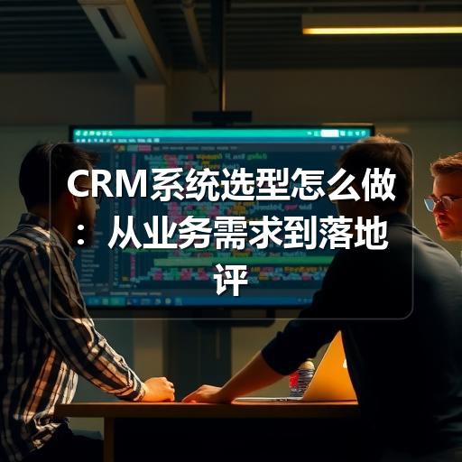 CRM系统选型怎么做：从业务需求到落地评估的实用指南