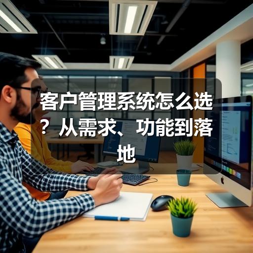 客户管理系统怎么选?从需求、功能到落地的实用指南
