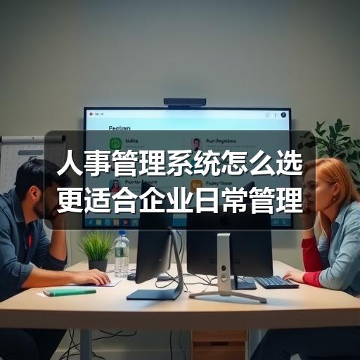 人事管理系统怎么选更适合企业日常管理