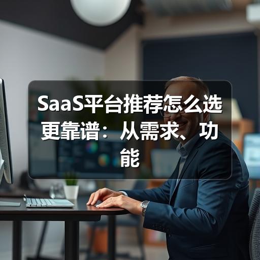 SaaS平台推荐怎么选更靠谱：从需求、功能到安全的实用指南