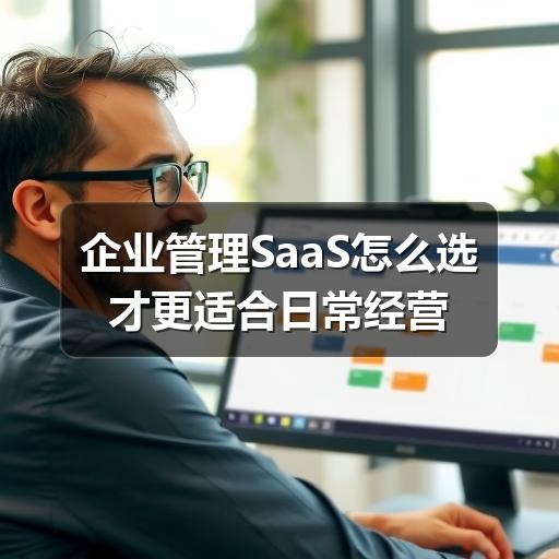企业管理SaaS怎么选才更适合日常经营