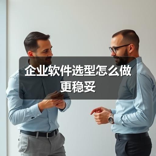企业软件选型怎么做更稳妥