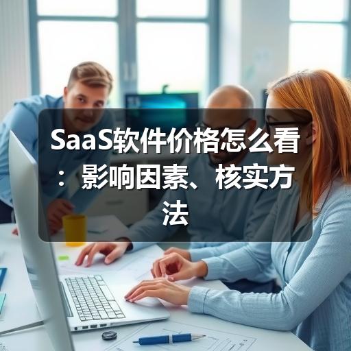 SaaS软件价格怎么看：影响因素、核实方法与选型建议