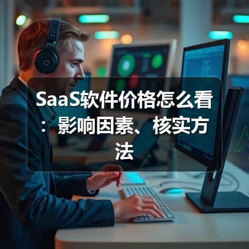 SaaS软件价格怎么看:影响因素、核实方法与选型建议