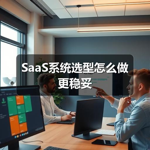 SaaS系统选型怎么做更稳妥