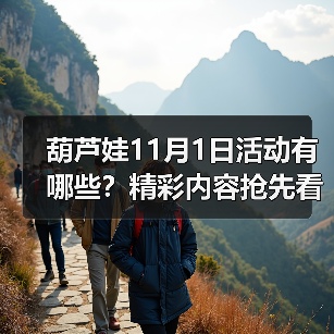 葫芦娃11月1日活动有哪些？精彩内容抢先看（图4）